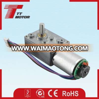 Low speed 12V micro worm gear motor for locomotives