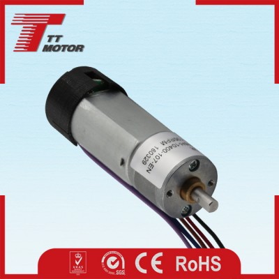 Encoder brush 12V DC electric motor for testing machines