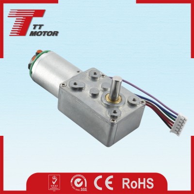 Electric worm DC 12V motor for automotive transmission equipments